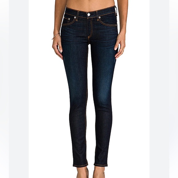 Rage & Bone Fit 2 Slim-Fit Skinny Jeans 27 Dark Denim New Without Tags - Picture 1 of 6